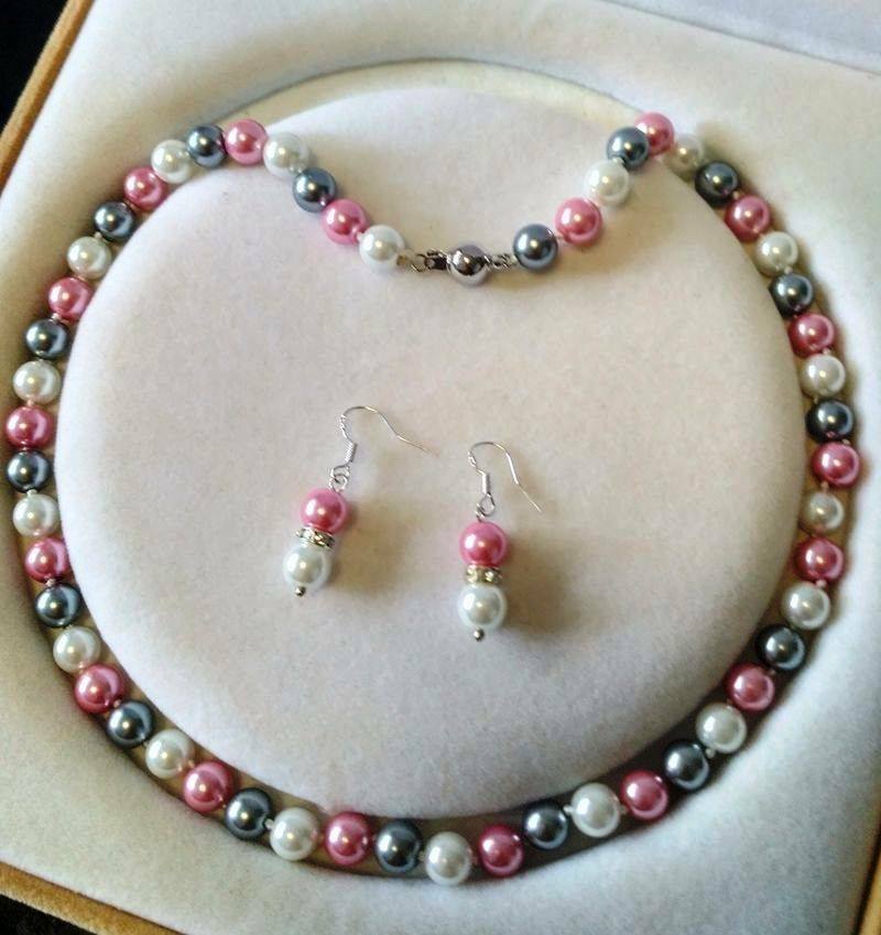 Colier cu perle multicolore southsea