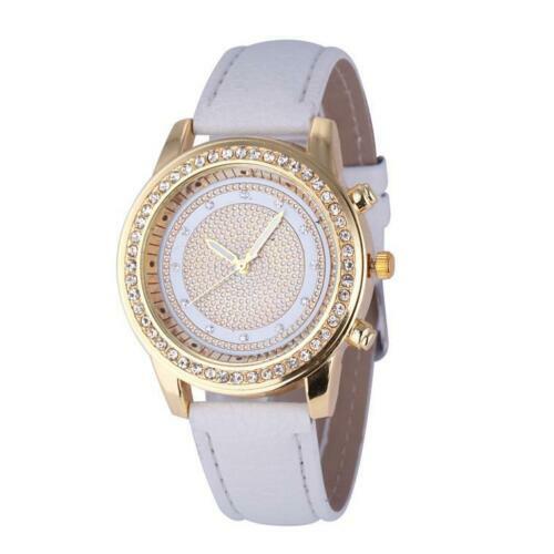 Ceas elegant decorat cu zirconii albe